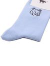 Fox Head Socks Blue - MAISON KITSUNE - BALAAN 5