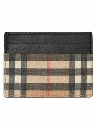 Vintage Check Canvas Card Wallet Archive Beige - BURBERRY - BALAAN 2