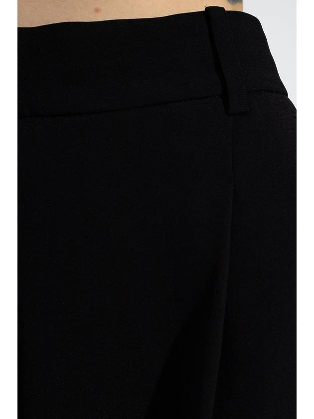 Michael Kors Pleat-front Trousers, Women's, Black - MICHAEL KORS - BALAAN 5