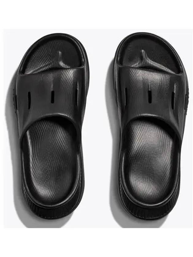 Ora Recovery Slide 3 Slippers Black - HOKA ONE ONE - BALAAN 2