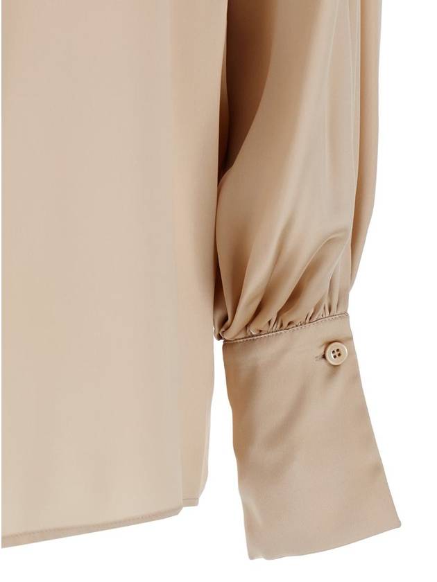 Beige Classic Collar Shirt In Viscose Blend Woman - ELEVENTY MILANO - BALAAN 3