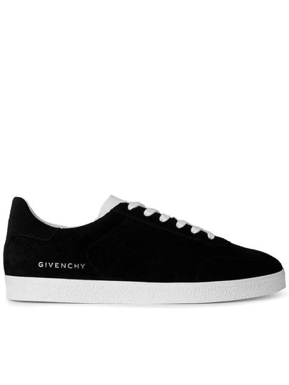 Town Suede Low Top Sneakers Black - GIVENCHY - BALAAN 2