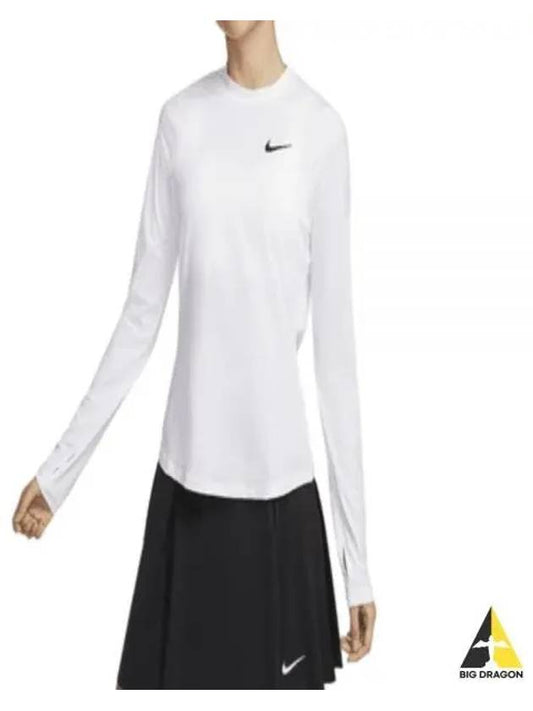 Women's Golf Dry Fit UV Victory Long Sleeve Print Top DH2068 100 W NK DF VCTRY LS PRT TOP - NIKE - BALAAN 1