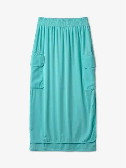 Straight cargo midi skirt sky blue CRTWWSKR023ELA0030088 - SUNNEI - BALAAN 2