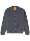 Skipper Pocket Wool Cardigan Jacket GRAY - ANDERSEN-ANDERSEN - BALAAN 2