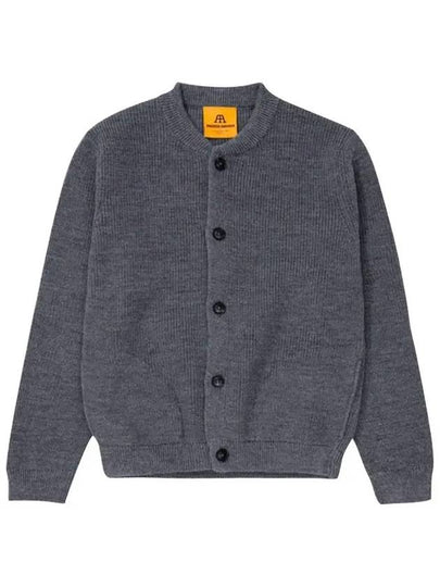 Skipper Pocket Wool Cardigan Jacket GRAY - ANDERSEN-ANDERSEN - BALAAN 2