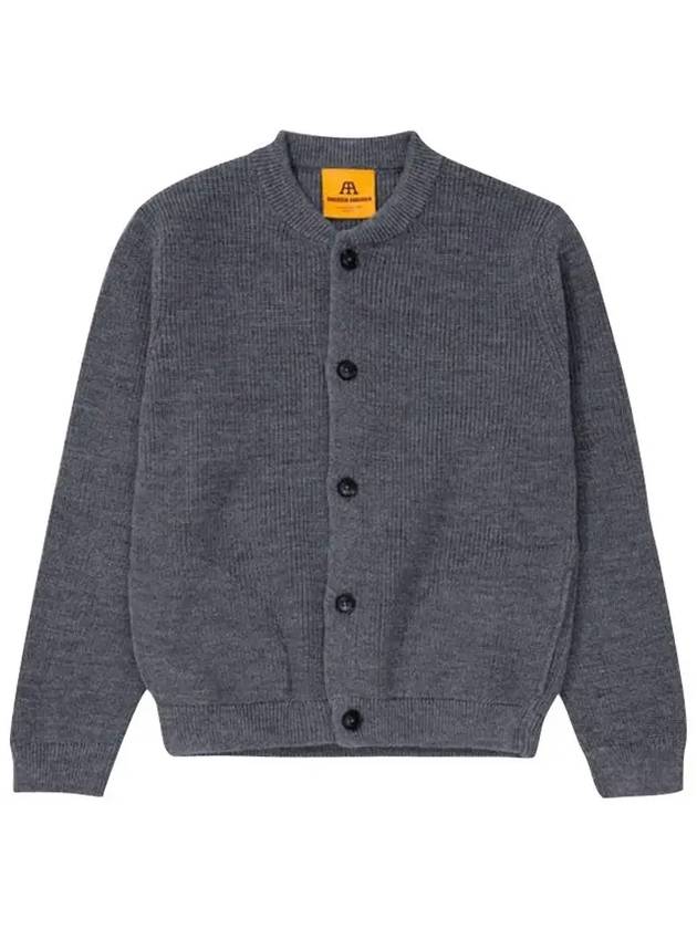 Skipper Pocket Wool Cardigan Jacket GRAY - ANDERSEN-ANDERSEN - BALAAN 2