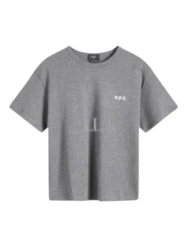 Boxy Micro Logo Short Sleeve T-Shirt Charcoal - A.P.C. - BALAAN 2