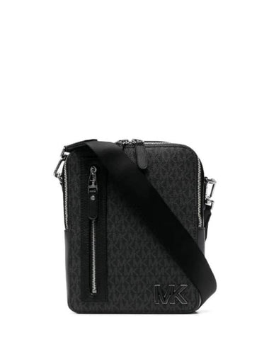 Hudson Monogram Print Cross Bag Black - MICHAEL KORS - BALAAN 1