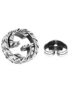 Interlocking G Earrings Silver YBD457109001 - GUCCI - BALAAN 5