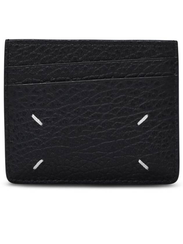 Four Stitch Card Wallet Black - MAISON MARGIELA - BALAAN 2