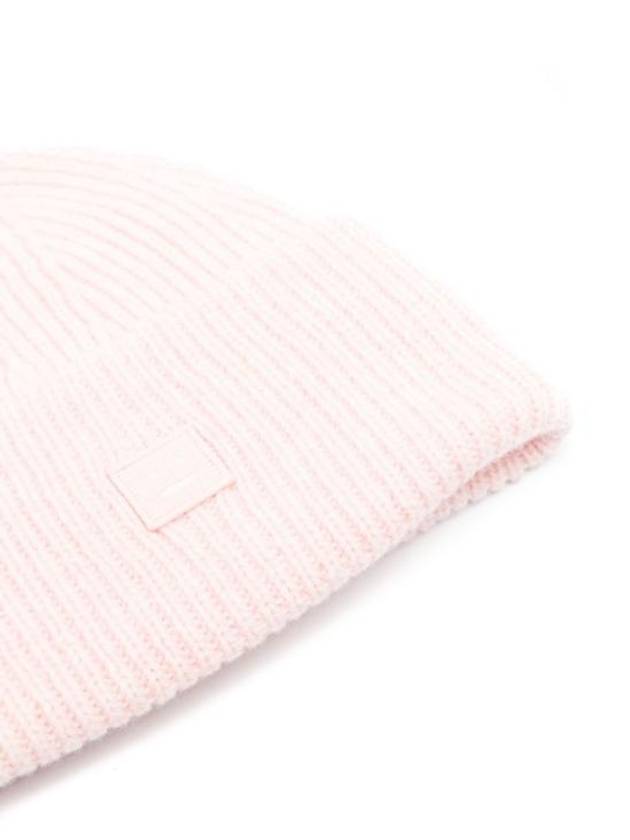 Small Face Logo Beanie Pink - ACNE STUDIOS - BALAAN 3