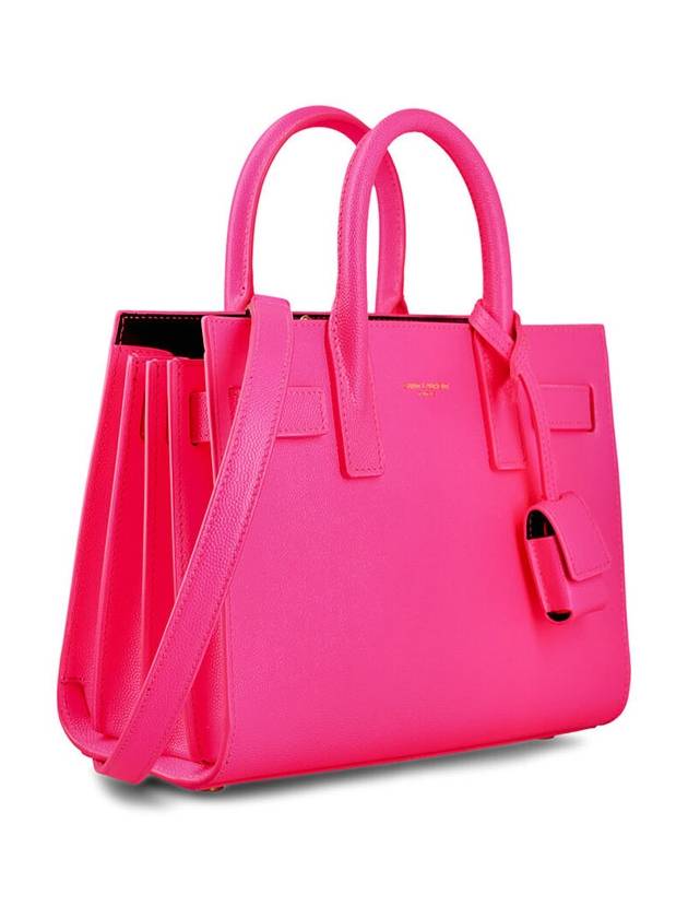 Sac De Jour Nano Tote Bag Pink - SAINT LAURENT - BALAAN 3