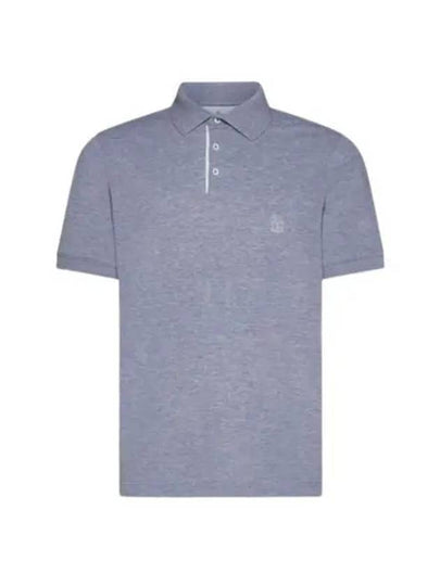 Logo Print Pique Polo Shirt ME8548765COP85 - BRUNELLO CUCINELLI - BALAAN 2