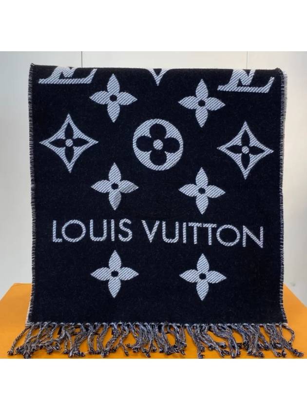 LV Essential Scarf Black - LOUIS VUITTON - BALAAN 3