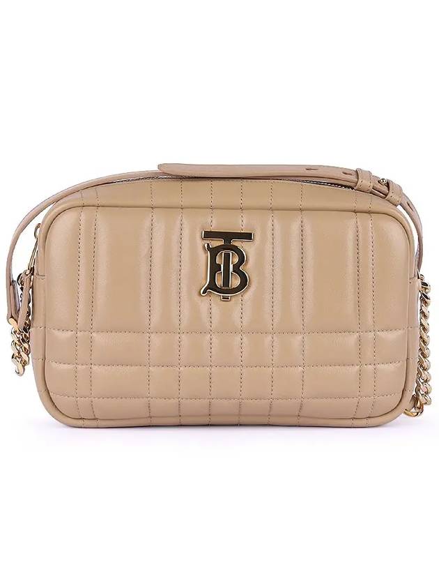 Women's Lola Small Shoulder Bag Oat Beige - BURBERRY - BALAAN 2