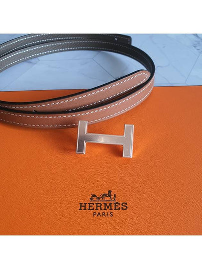 Focus belt rose gold gold etope double sided - HERMES - BALAAN 2