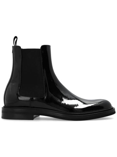 Dolce & Gabbana Leather Ankle Boots, Men's, Black - DOLCE&GABBANA - BALAAN 1