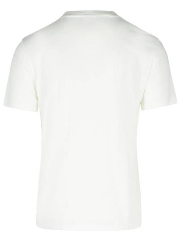 Crew Neck Cotton Short Sleeve T-Shirt Ecru - MAISON MARGIELA - BALAAN 7