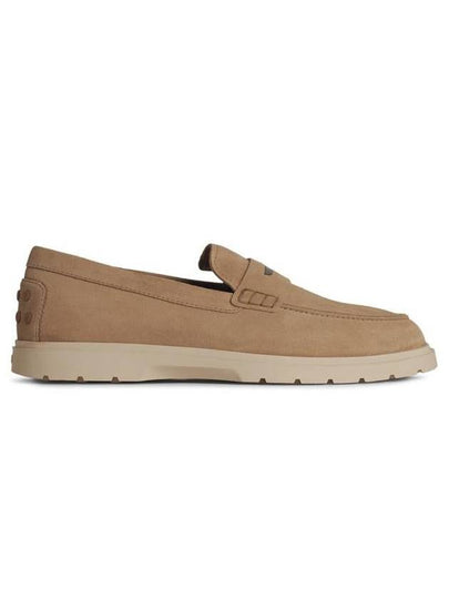 Suede Loafers Beige - TOD'S - BALAAN 2