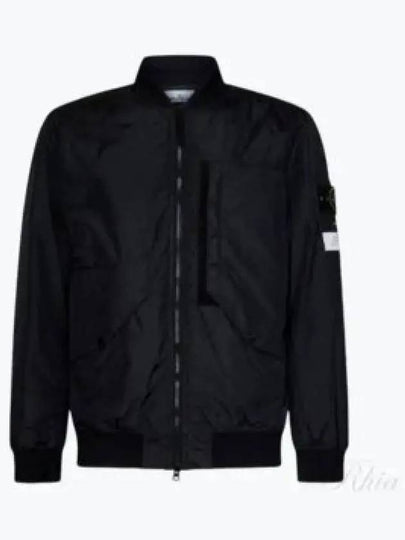 Garment Dyed Crinkle Reps Jacket Black - STONE ISLAND - BALAAN 2