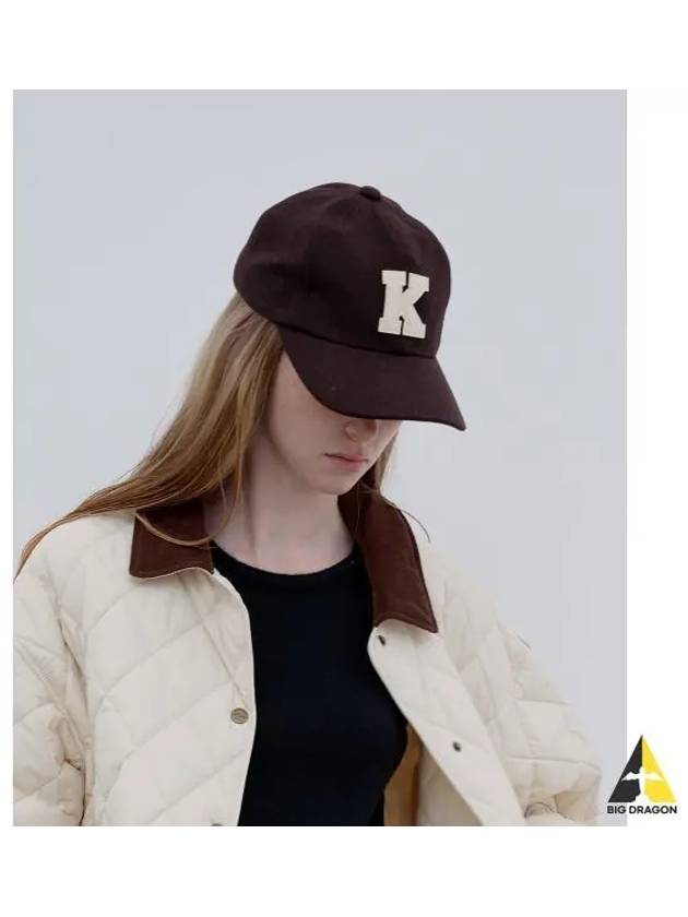 Woolfeld K Logo Cap KD3CPG3102FBRN - KEDS - BALAAN 1