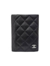 Women s AP1169 Black Caviar Skin Classic Passport Wallet - CHANEL - BALAAN 1