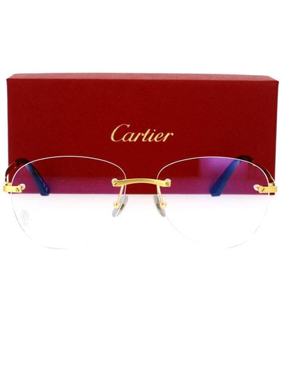 Eyewear Temple Gold Bridge Glasses - CARTIER - BALAAN 2