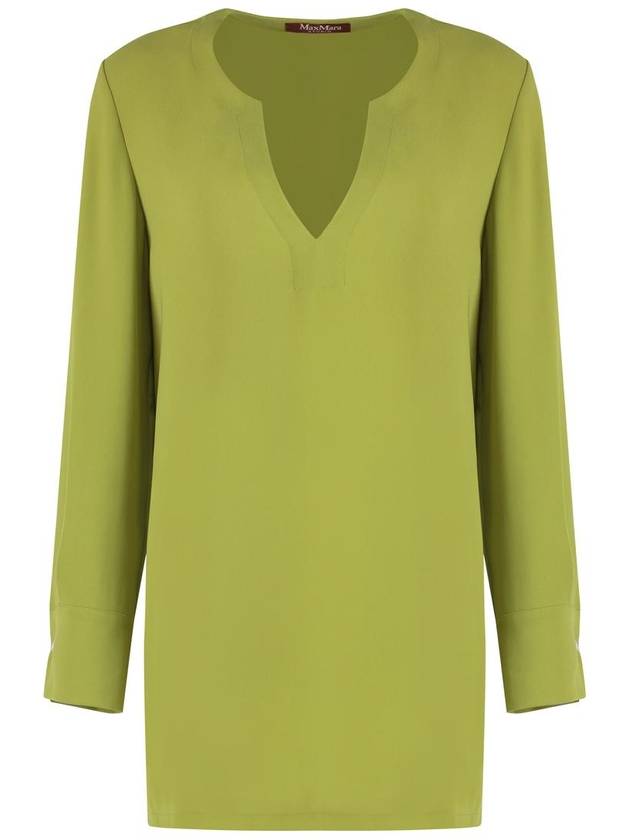 Max Mara Studio Oboli Crêpe Blouse - MAX MARA - BALAAN 1