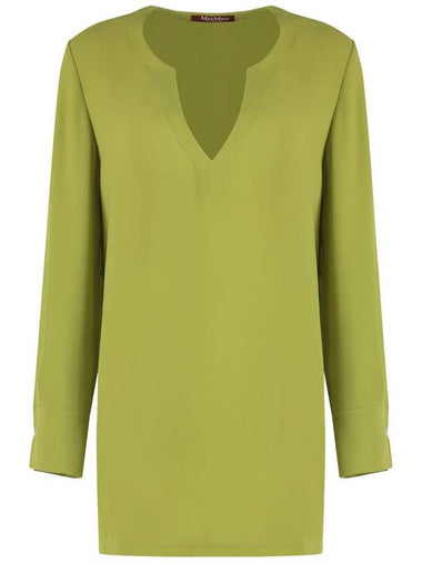 Max Mara Studio Oboli Crêpe Blouse - MAX MARA - BALAAN 1