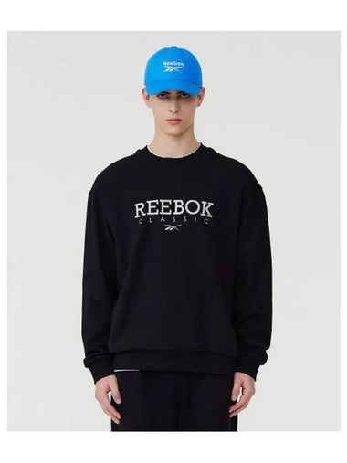 Classic Vector Big Logo Sweatshirt Black - REEBOK - BALAAN 1