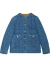 Reversible Denim Jacket Blue - GUCCI - BALAAN 2