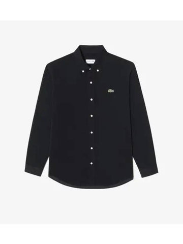 Men s Corduroy Solid Shirt Navy - LACOSTE - BALAAN 1