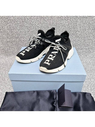 Logo knit women s sneakers size 36 - PRADA - BALAAN 2