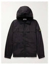 Garment Dyed Crinkle Reps R-Nylon Jacket Black - STONE ISLAND - BALAAN 2