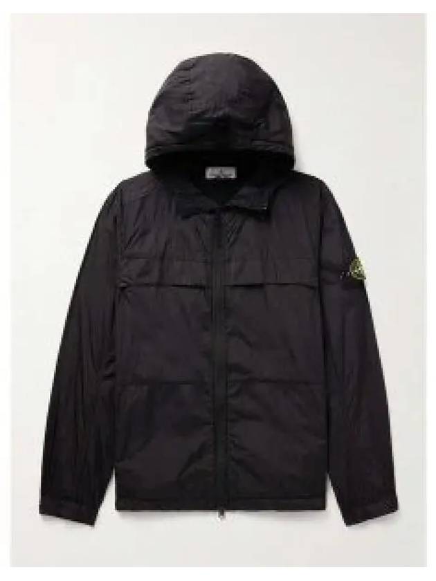 Garment Dyed Crinkle Reps R-Nylon Jacket Black - STONE ISLAND - BALAAN 2