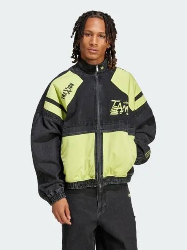 Adilenium 2 Moto Denim Jacket Lime Black - ADIDAS - BALAAN 2