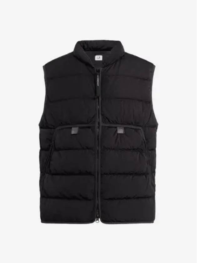 Eco-Chrome R Down Vest Black - CP COMPANY - BALAAN 3