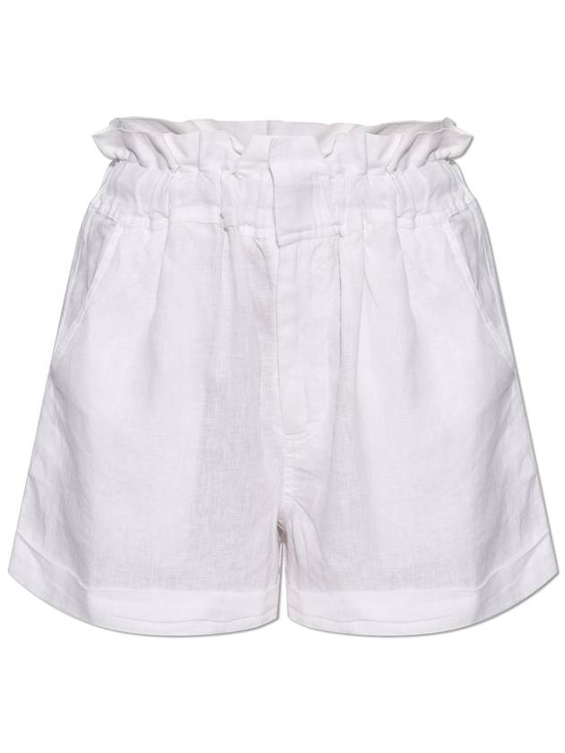 Posse Linen 'Ducky' Shorts, Women's, White - POSSE - BALAAN 1