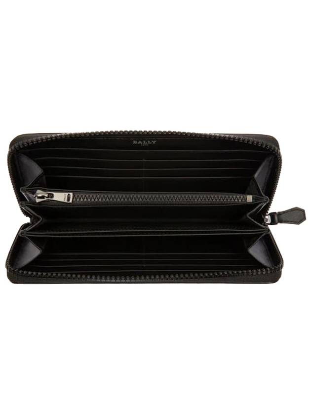 Long Wallet BALEN MYF106 BLACK Men's Long Wallet - BALLY - BALAAN 4