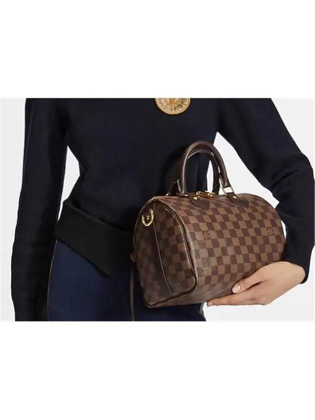 Speedy Bandouliere 25 Damier Tote Bag Brown - LOUIS VUITTON - BALAAN 3