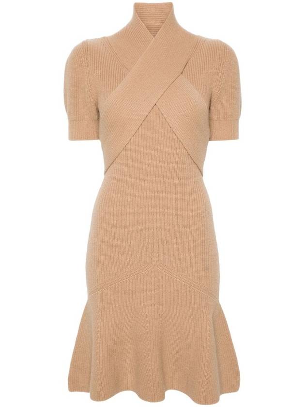 Patou Knitted Cashmere Blend Minidress - PATOU - BALAAN 1