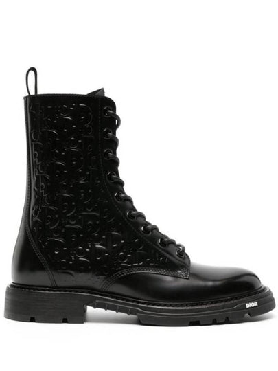 Explorer 2 Leather Ankle Boots Black - DIOR - BALAAN 2