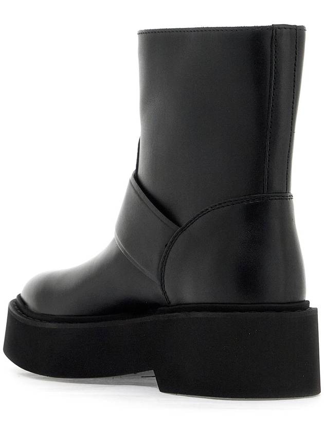 Viv' Rangers Biker Mid Boots Black - ROGER VIVIER - BALAAN 4