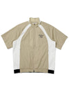 Bucket color block detachable jacket BEIGE MAN - MALBON GOLF - BALAAN 3