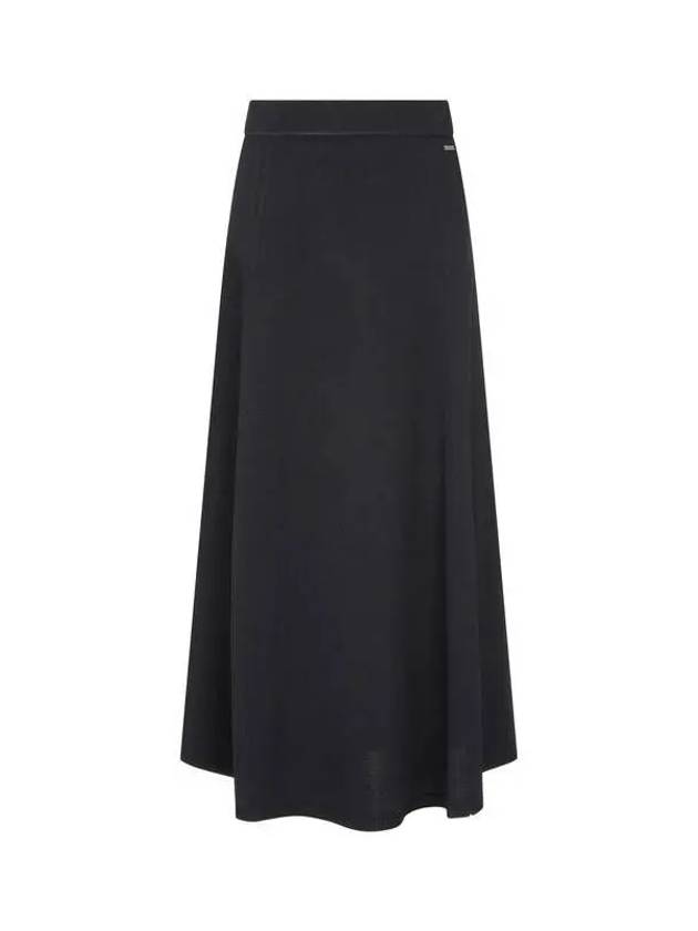 Women s Knitted Long Flare Skirt Black 271012 - ARMANI EXCHANGE - BALAAN 1