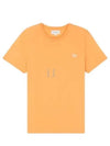 Baby Fox Patch Regular Short Sleeve T-Shirt Orange - MAISON KITSUNE - BALAAN 2