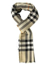 Checked Wool Scarf Green - BURBERRY - BALAAN 3