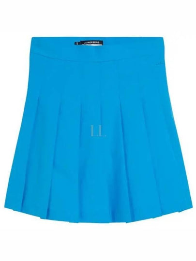 Women's Adina Golf Skirt Brilliant Blue - J.LINDEBERG - BALAAN 2