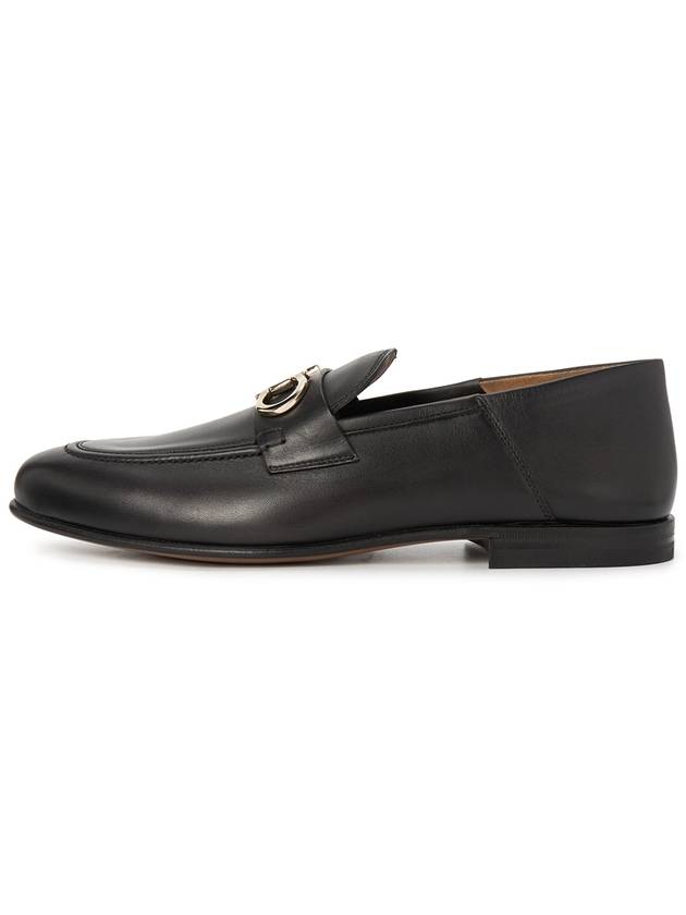 Ferragamo Gancini Men s Loafer GIN NERO 0758410 Foot EEE 001 - SALVATORE FERRAGAMO - BALAAN 4